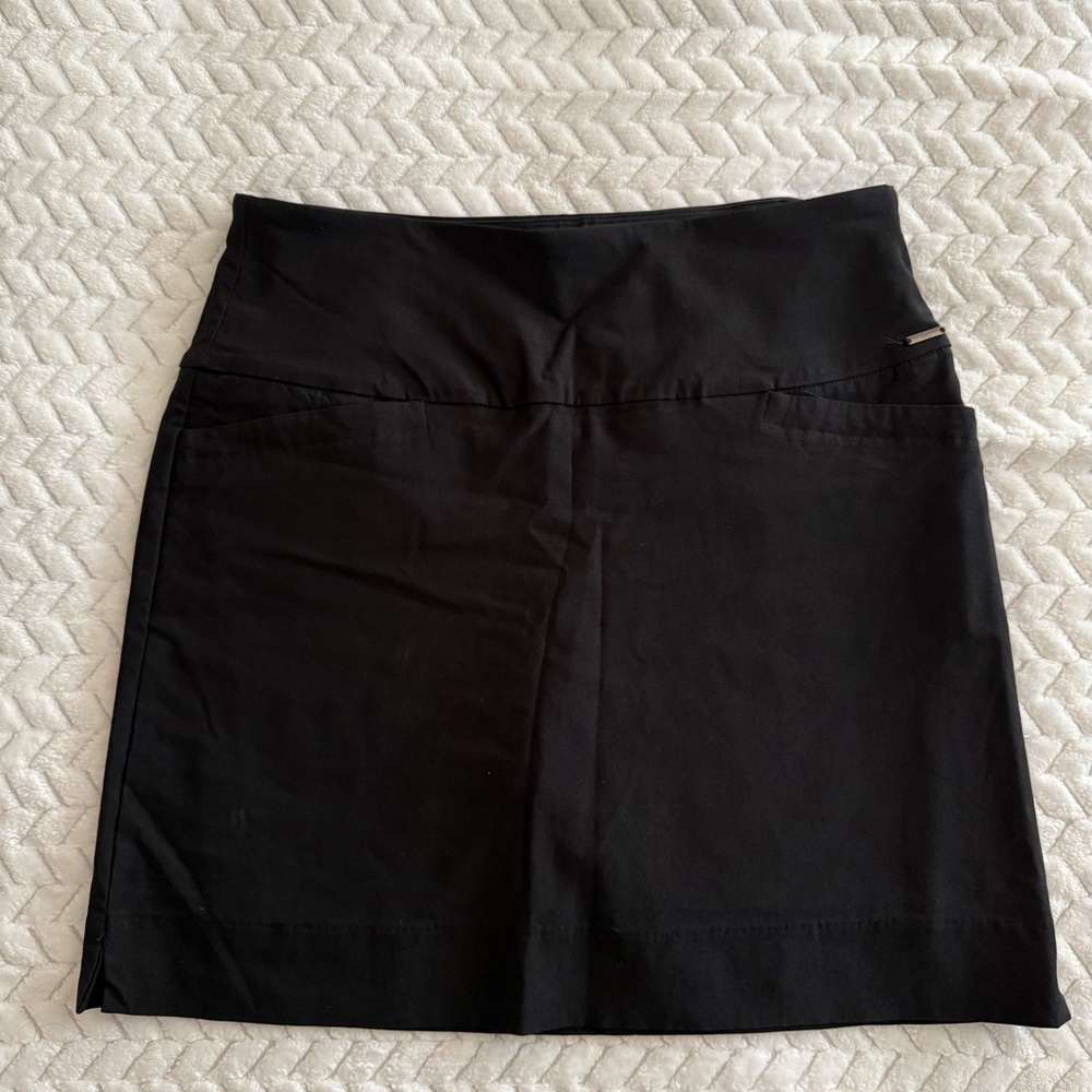 Elegant Black Asymmetrical Skirt